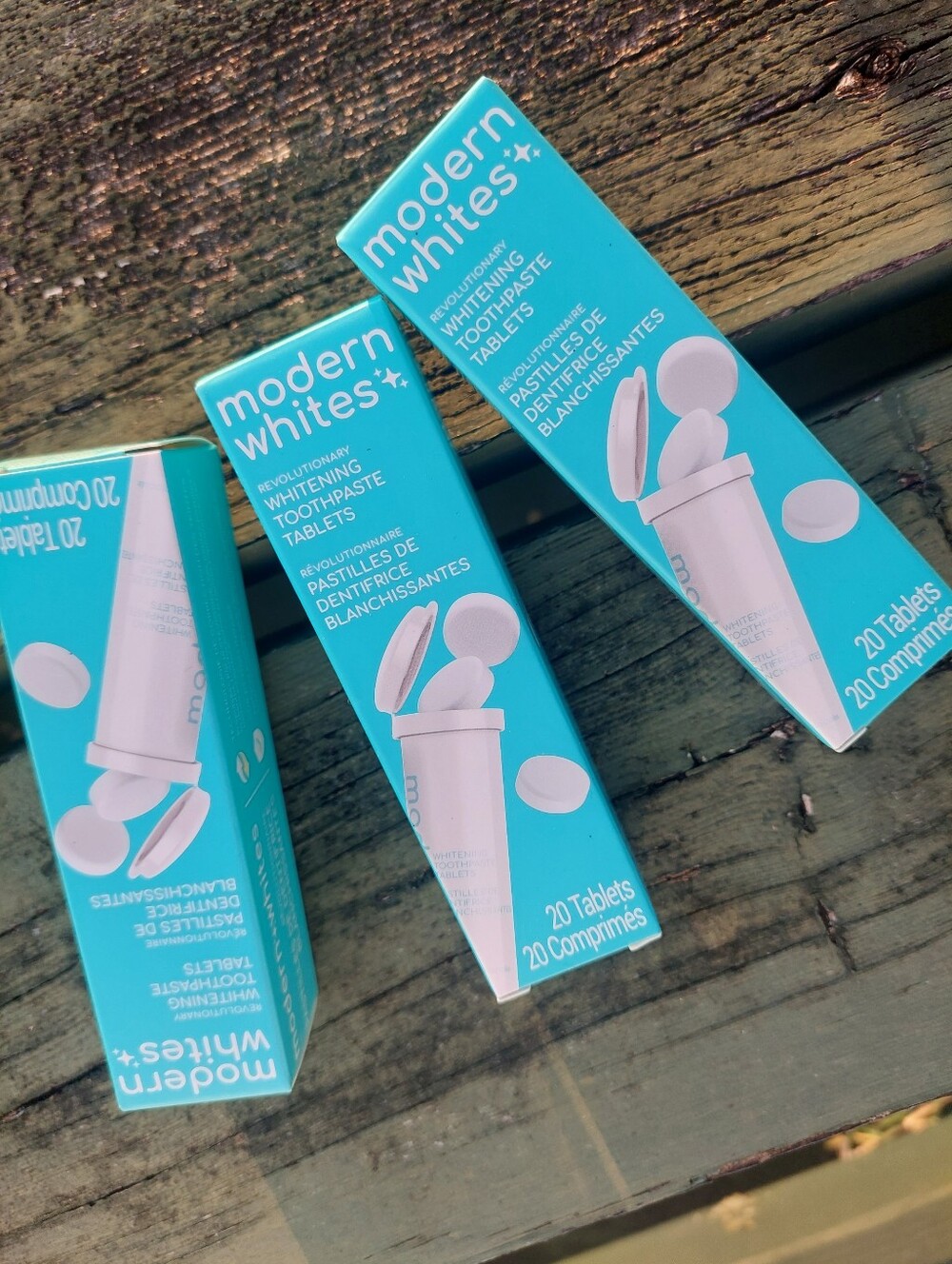 Lot Of 3 Modern Whites Tablet Toothpaste 20x3 TSA Approved
